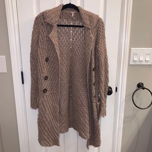 Free People Long Cardigan